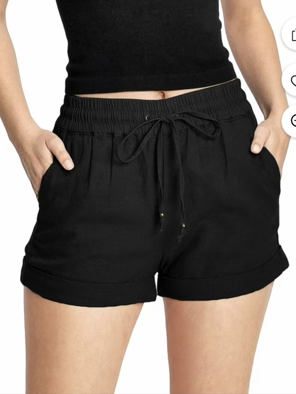 Love Tree Linen Shorts